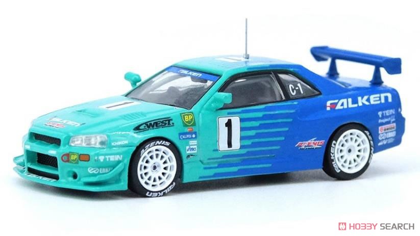 スカイライン GT-R R34 #1 `FALKEN` スーパー耐久 2001冬 (ミニカー) 商品画像1