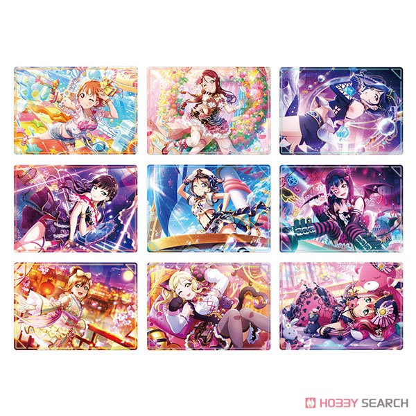 「ラブライブ！スクールアイドルフェスティバル ALL STARS」 下敷きコレクション Aqours Vol.2 (9個セット) (キャラクターグッズ) 商品画像1