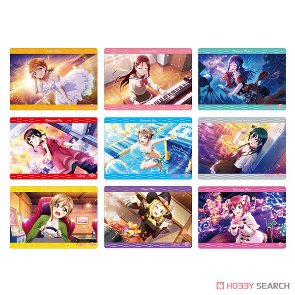 「ラブライブ！スクールアイドルフェスティバル ALL STARS」 下敷きコレクション Aqours Vol.2 (9個セット) (キャラクターグッズ) 商品画像2