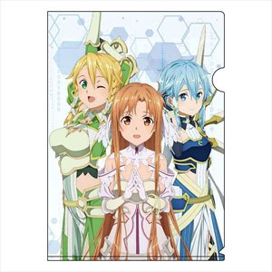 Sword Art Online: Alicization - War of Underworld A4 Clear File Asuna & Sinon & Leafa (Anime Toy)