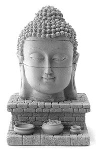 ジオラマアクセサリー 巨大な石の仏頭 (プラモデル)