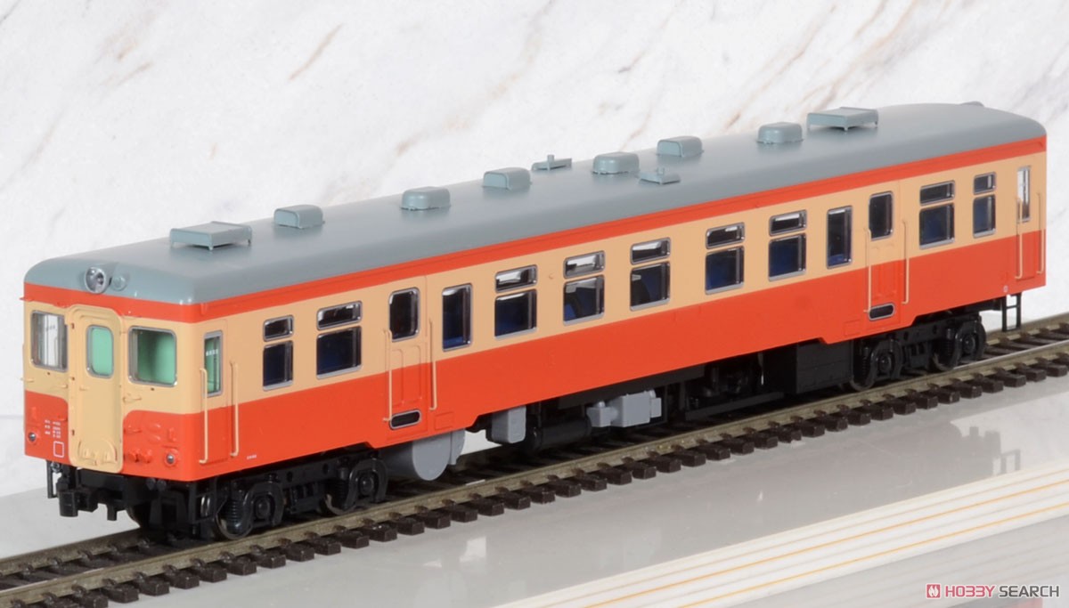 1/80(HO) KIHA20 Double Window (Vermilion, Cream) DT19 Bogie, w/Motor (Pre-colored Completed) (Model Train) Item picture2