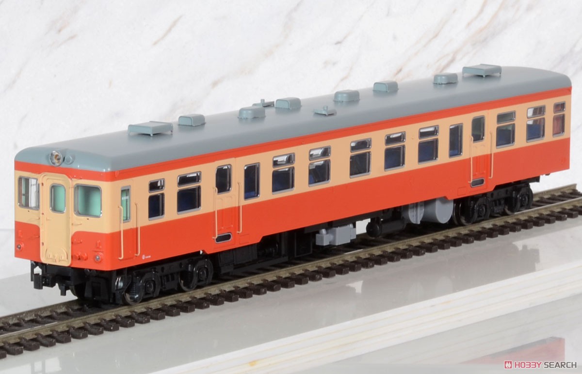 1/80(HO) KIHA25 Double Window (Vermilion, Cream) DT19 Bogie, w/Motor (Pre-colored Completed) (Model Train) Item picture2