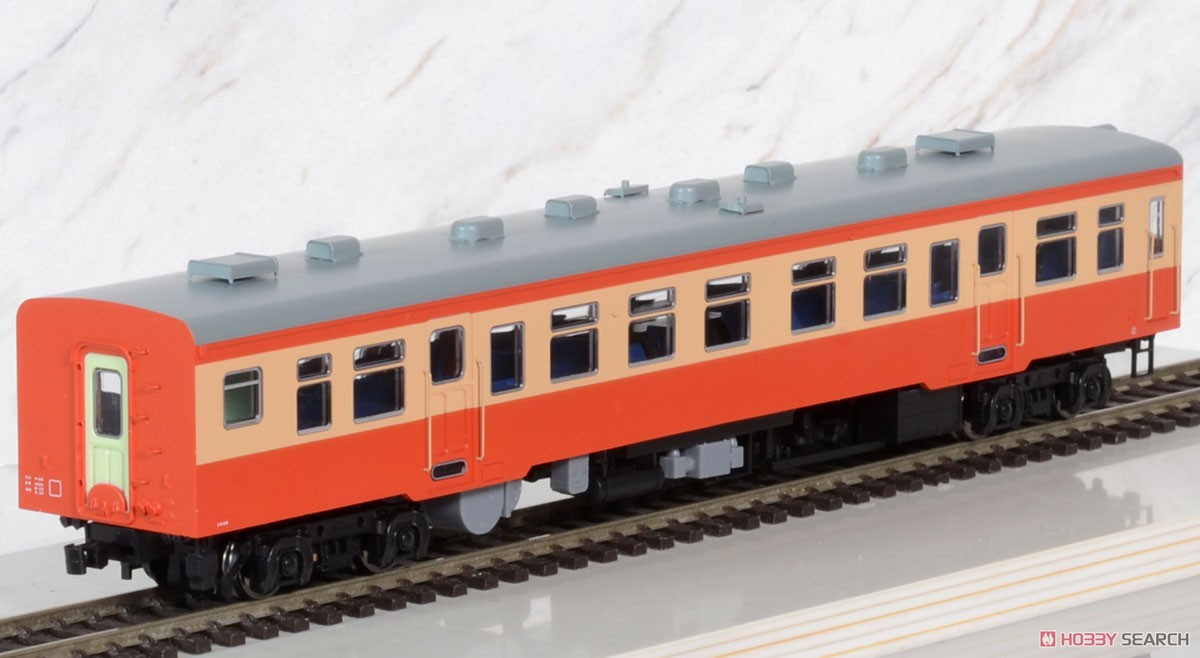 1/80(HO) KIHA25 Double Window (Vermilion, Cream) DT19 Bogie, w/Motor (Pre-colored Completed) (Model Train) Item picture3