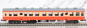 1/80(HO) KIHA25 Double Window (Vermilion, Cream) DT19 Bogie, without Motor (Pre-colored Completed) (Model Train)