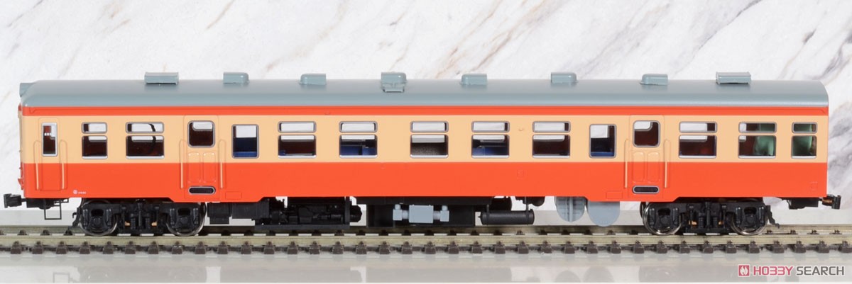 1/80(HO) KIHA25 Double Window (Vermilion, Cream) DT22 Bogie, w/Motor (Pre-colored Completed) (Model Train) Item picture1