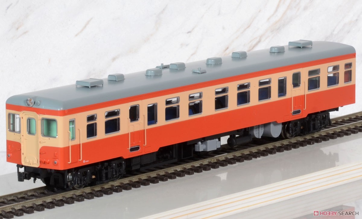 1/80(HO) KIHA25 Double Window (Vermilion, Cream) DT22 Bogie, w/Motor (Pre-colored Completed) (Model Train) Item picture2
