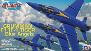 F11F-1 Grumman Tiger Blue Angels (Plastic model)