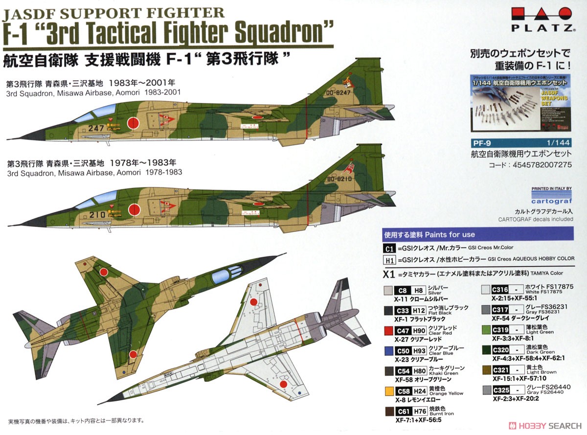 航空自衛隊 高等練習機 T-2 後期型 `松島基地` (プラモデル) 塗装1