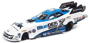 2020 John Force Chevy Camaro Blue Def Funny Car (Diecast Car)