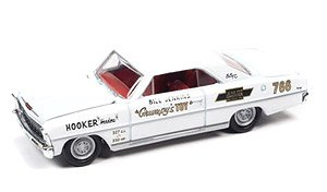 1966 Bill Grumpy Jenkins Chevy Nova White / Red Graphic (Diecast Car)