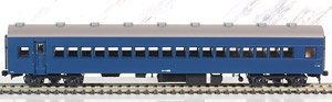 1/80(HO) Passenger Car Type SUHAFU43 Coach (J.N.R. Blue Color #15) (Easy Renewaled Design/Door and Sash Original Form) (Plastic Product) (Model Train)