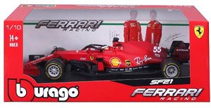 Ferrari SF21 (2021) No,55 C.Sainz Jr (Diecast Car)