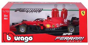フェラーリ SF21 (2021) No,55 C.サインツ Jr (ミニカー)