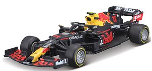レッドブル レーシング RB16B (2021) No.11 S.ペレス ウィンドウボックス (ドライバー無し) (ミニカー)