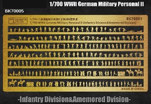 WWWII German Military Personal II (Infantry Division & Amemored Division) (Plastic model)