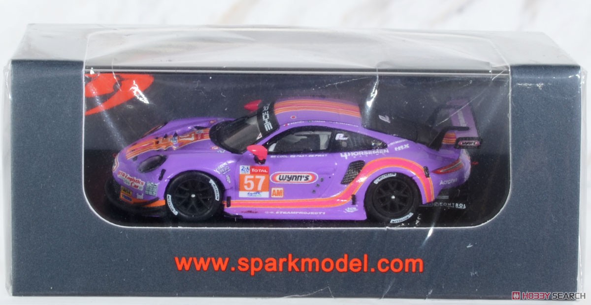 Porsche 911 RSR No.57 Team Project 1 24H Le Mans 2020 J.Bleekemolen - F.Fraga - B.Keating (Diecast Car) Package1