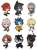 Holostars Petanko Trading Rubber Strap (Set of 9) (Anime Toy) Item picture1