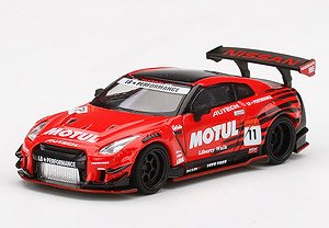 LB Works Nissan GT-R R35 Type 2, Rear Wing ver 3 Infinite MOTUL (RHD) (Diecast Car)