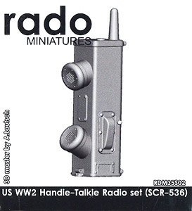 WWII アメリカ軍携帯無線機SCR-536(ハンディートーキー)セット6個入 (プラモデル)