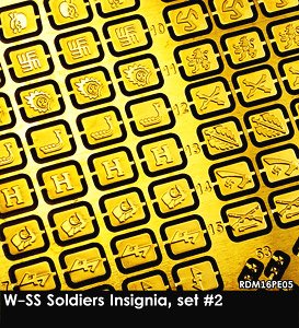 W-SS Soldiers Insignia Set #2 (Plastic model)