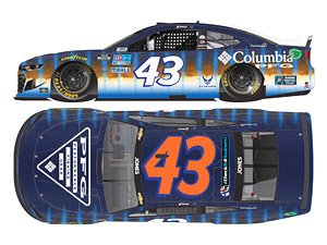 `エリック・ジョーンズ` #43 コロンビアPFG シボレー カマロ NASCAR 2021 (ミニカー)