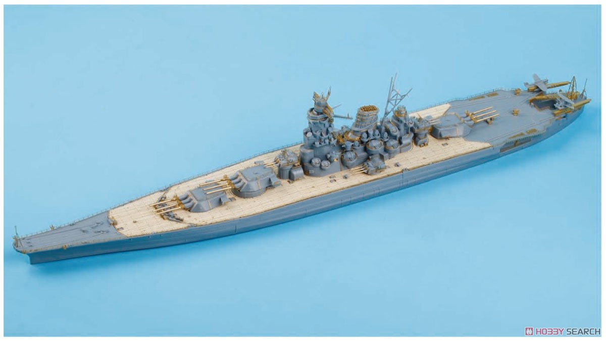 日本海軍 戦艦 武蔵 就役時用純正グレードアップパーツセット (プラモデル) その他の画像4