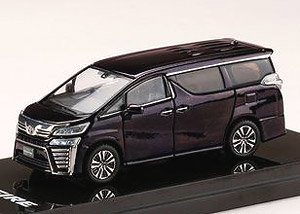 TOYOTA ヴェルファイア (H30W) バーニングブラッククリスタルシャイングラスフレーク (ミニカー)
