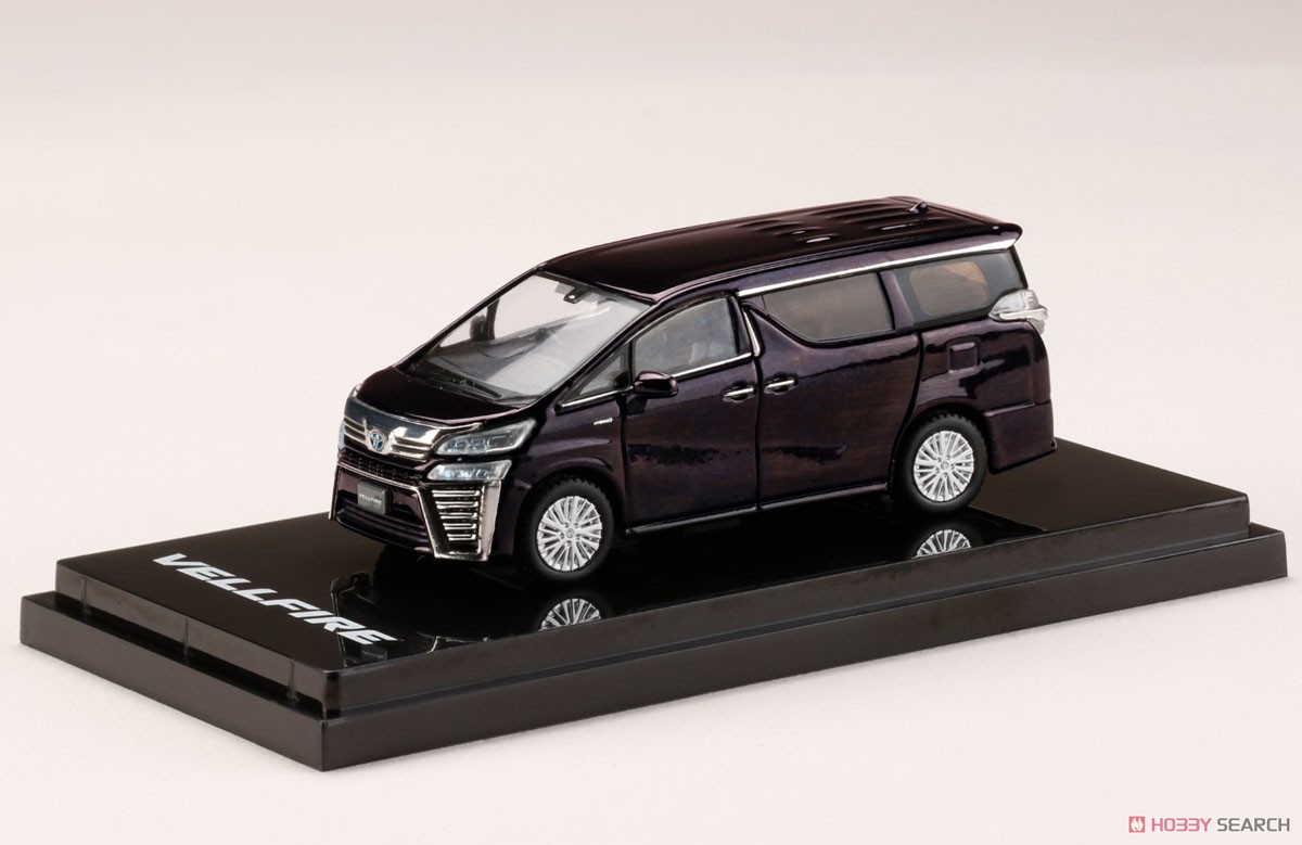 Toyota Vellfire (H30W) Hybrid Burning Black Crystal Shine Glass Flake (Diecast Car) Item picture1