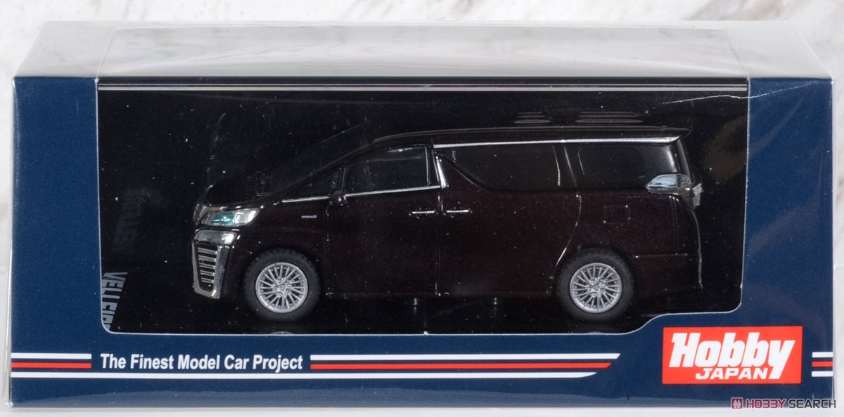 Toyota Vellfire (H30W) Hybrid Burning Black Crystal Shine Glass Flake (Diecast Car) Package1