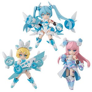 Desktop Singer Snow Miku Series (Set of 3) (PVC Figure)
