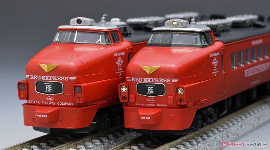 JR 485系 特急電車 (クロ481-100・RED EXPRESS) セット (6両セット) (鉄道模型) 商品画像13
