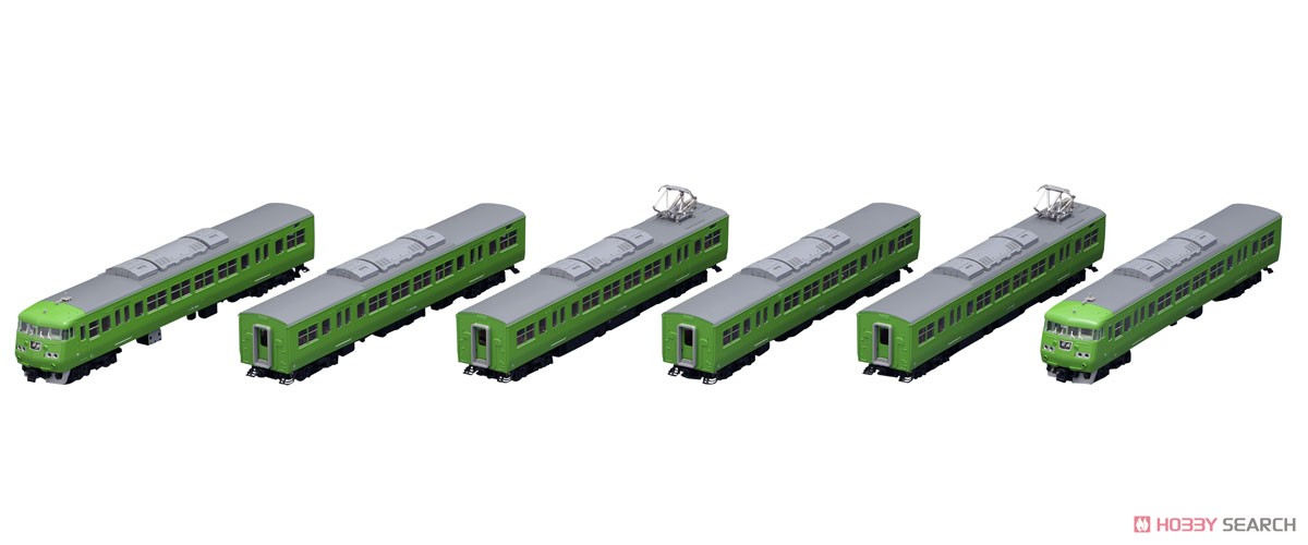 JR 117-300系 近郊電車 (緑色) セット (6両セット) (鉄道模型) 商品画像11