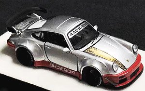 RWB 930 Silver / Red (Full Opening and Closing) (Diecast Car)