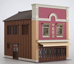 1/80(HO) Billboard Architecture Series (1) `Shop Nakajima` Color Ver. (1/80) (Unassembled Kit) (Model Train)
