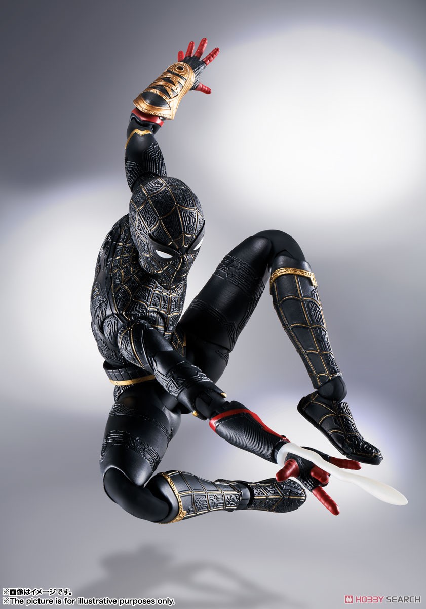 S.H.フィギュアーツ スパイダーマン［ブラック＆ゴールドスーツ］(スパイダーマン：ノー・ウェイ・ホーム) (完成品) 商品画像5