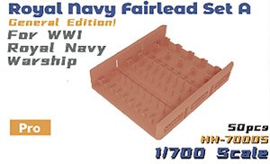 Royal Navy Fairlead Set A General Edition for WWI Royal Navy Warship (Plastic model)