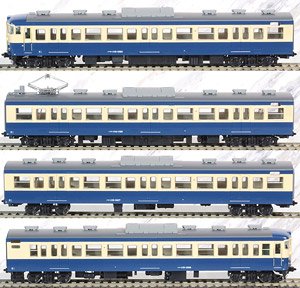 1/80(HO) J.N.R. Suburban Train Series115-1000 (Yokosuka Color) Set (4-Car Set) (Model Train)