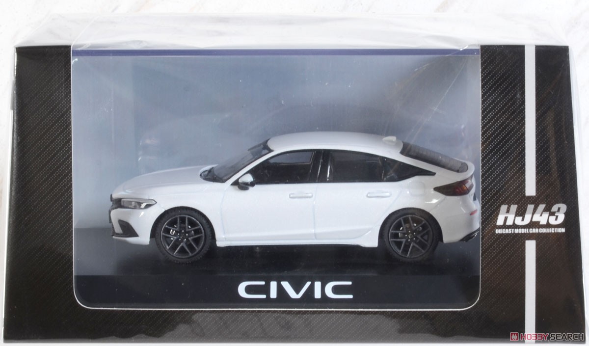 Honda CIVIC 2021 プラチナホワイト・パール (ミニカー) パッケージ2