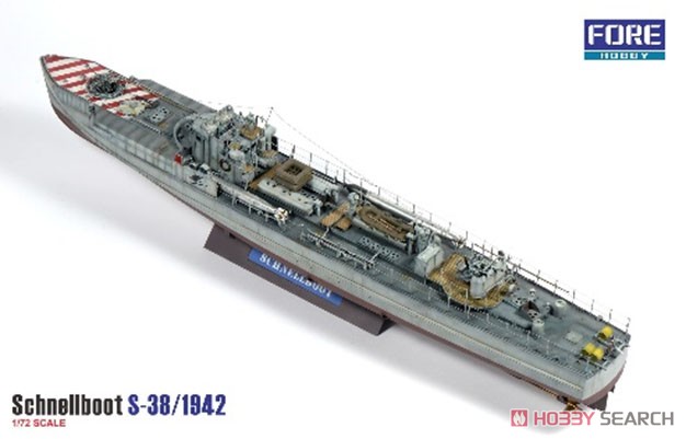 ドイツ海軍 シュネルボート S-38型 高速戦闘艇 1942年 (プラモデル) 商品画像2