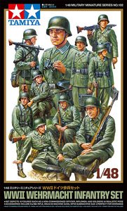 WWII ドイツ歩兵セット (プラモデル)