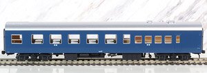 1/80(HO) Passenger Car Type OSHI17 Diner 3rd Edition (#11~) (J.N.R. Blue Color #15) (Plastic Product) (Model Train)