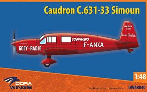 Caudron C.631-33 Simoun (Plastic model)