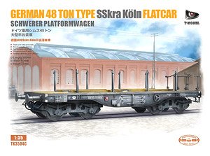 ドイツ 重平貨車 48t SSkra ケルン タイプ (プラモデル)