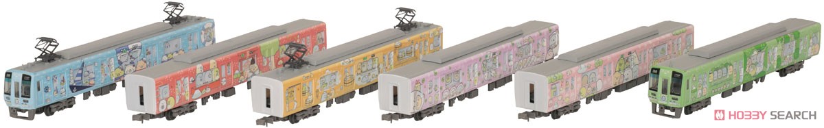 鉄道コレクション 南海電気鉄道 1000系 すみっコぐらしラッピング 6両セット (6両セット) (鉄道模型) 商品画像1