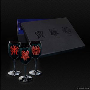 Final Fantasy XIV Wine Glass Set (Ascian) (Set of 3) (Anime Toy)