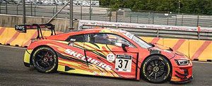 Audi R8 LMS GT3 No.37 Audi Sport Team WRT 4th 24H Spa 2021 (ミニカー)