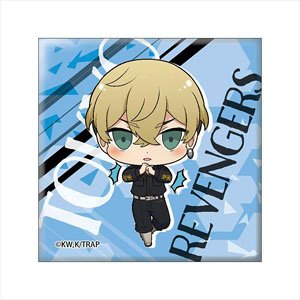 Tokyo Revengers Chibittsu! Oraora Square Can Badge Chifuyu Matsuno (Anime Toy)