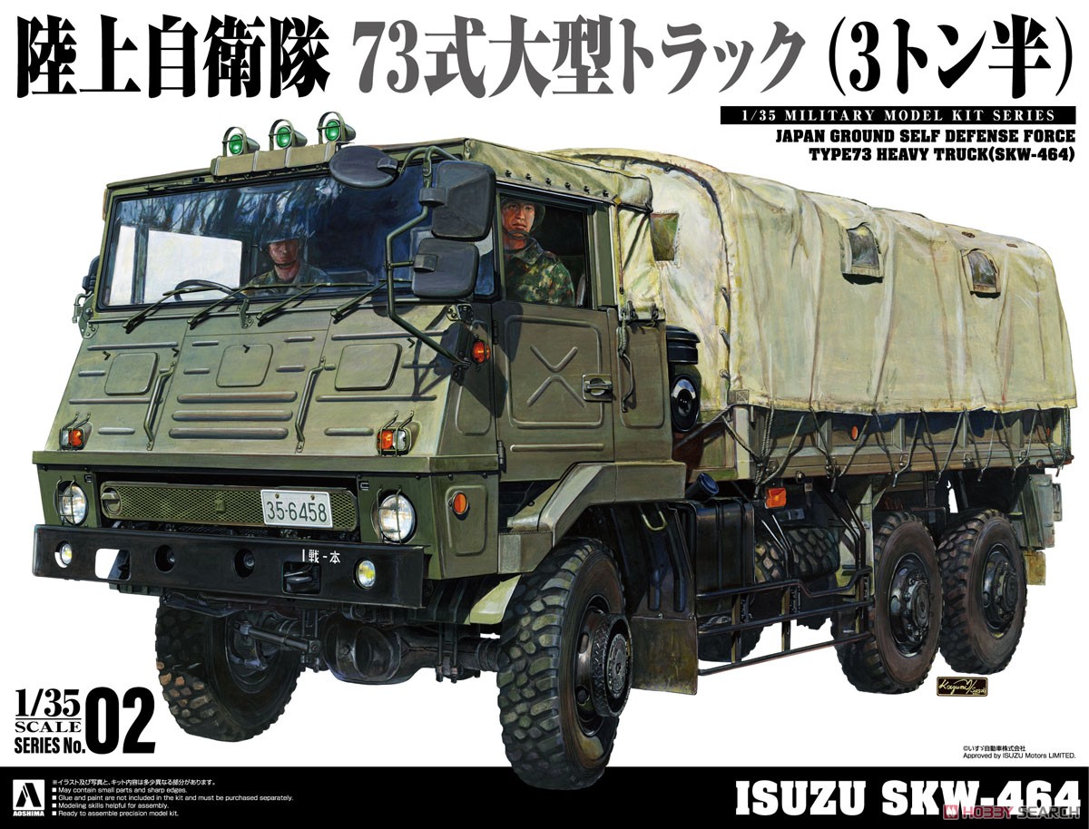 73式大型トラック (SKW-464) (プラモデル) パッケージ1