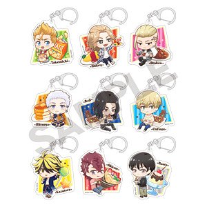 Tokyo Revengers Trading Acrylic Key Ring Chara Peko (Set of 9) (Anime Toy)